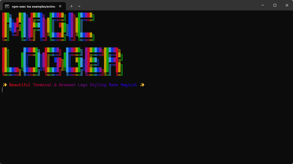 MagicLogger Terminal demo