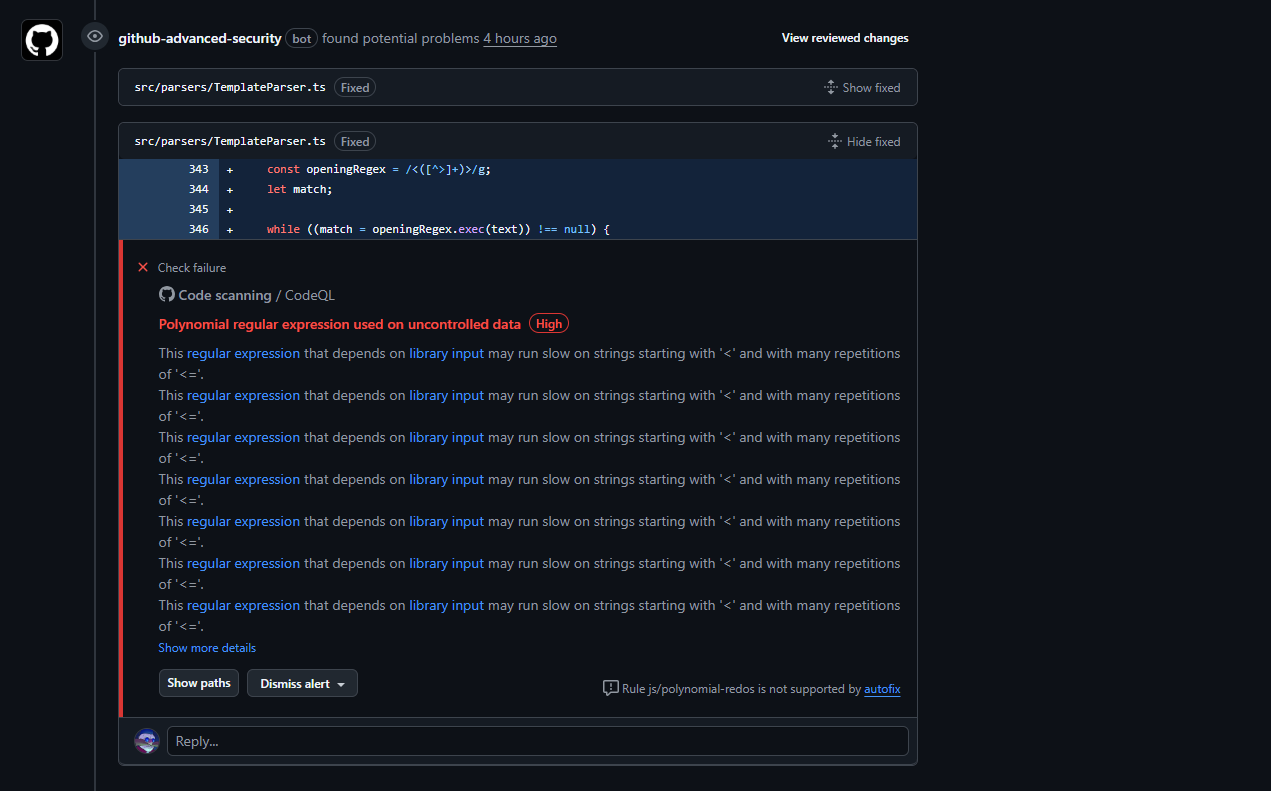 Automated GitHub actions security checking / auditing with dependency reviewing and Trivy API integrations.