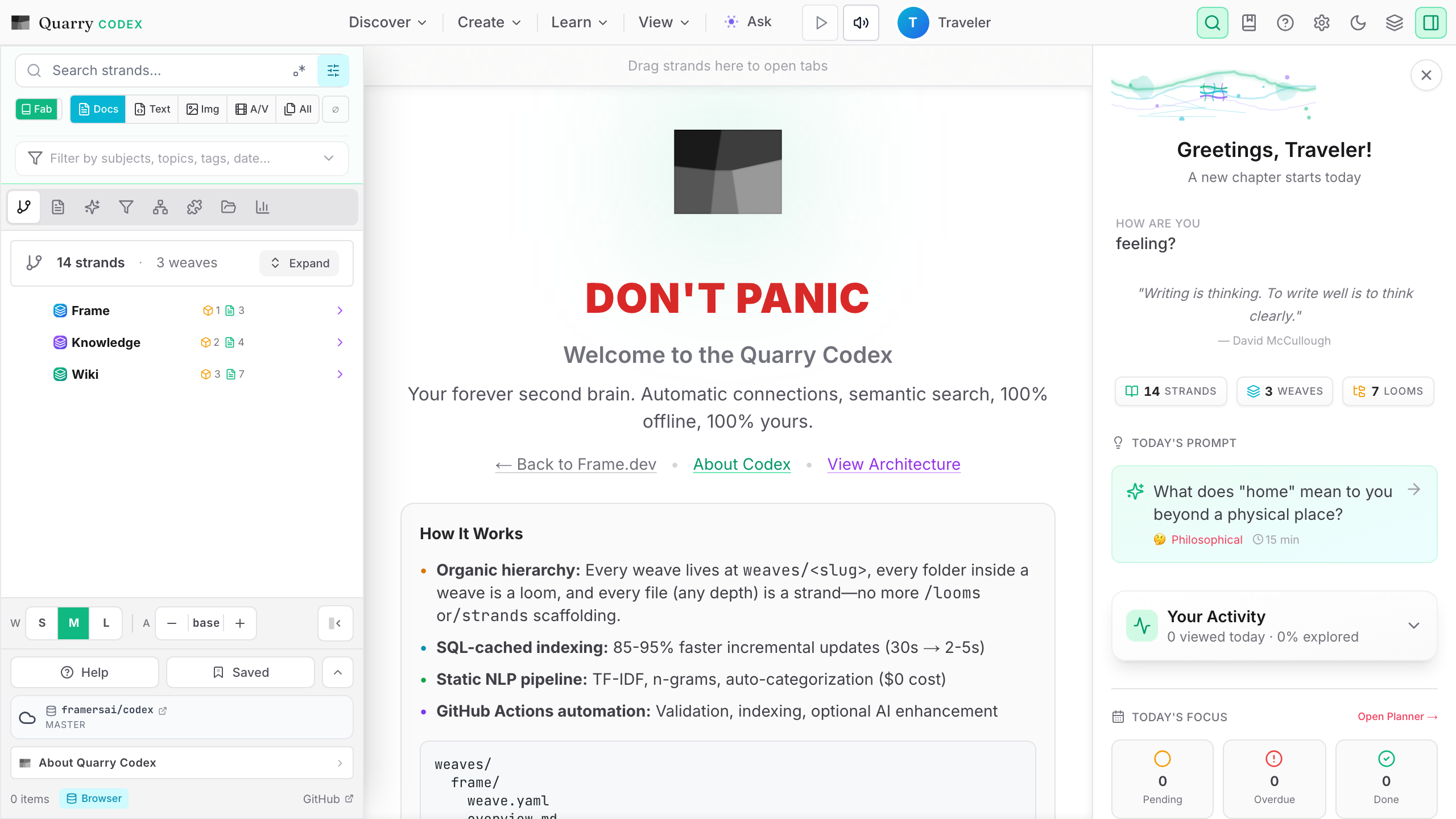 Quarry.space — AI-Native Personal Knowledge Management thumbnail 2
