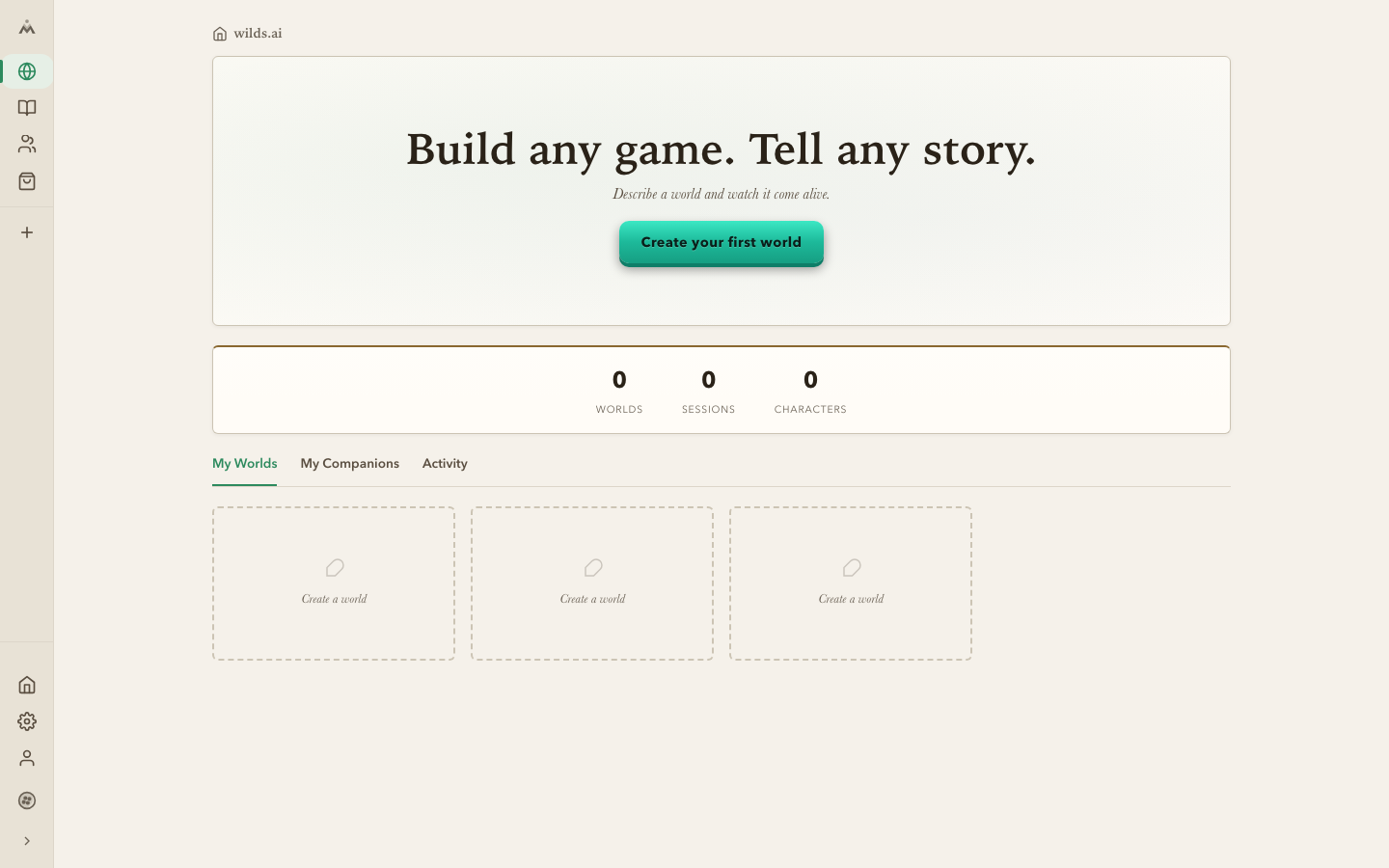 Wilds.ai — Build Any Game. Tell Any Story. thumbnail 3